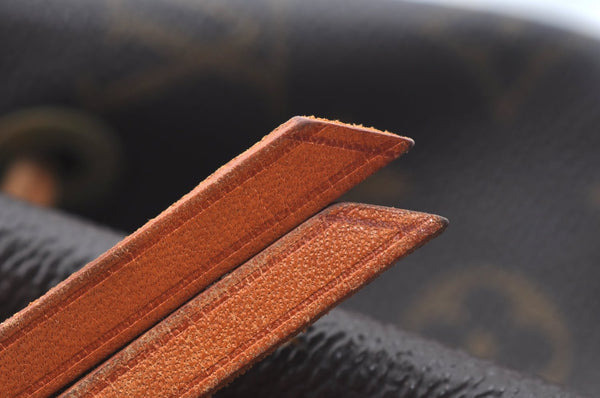 Authentic Louis Vuitton Monogram Petit Noe M42226 Shoulder Drawstring Bag K9777