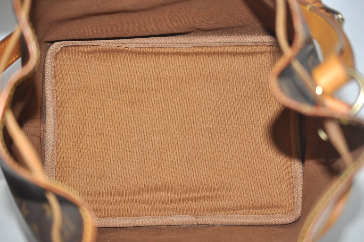 Authentic Louis Vuitton Monogram Petit Noe M42226 Shoulder Drawstring Bag K9777