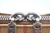 Authentic BURBERRY Vintage Nova Check PVC Leather Hand Bag Beige K9782