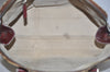 Authentic BURBERRY Vintage Nova Check PVC Leather Hand Bag Beige K9782