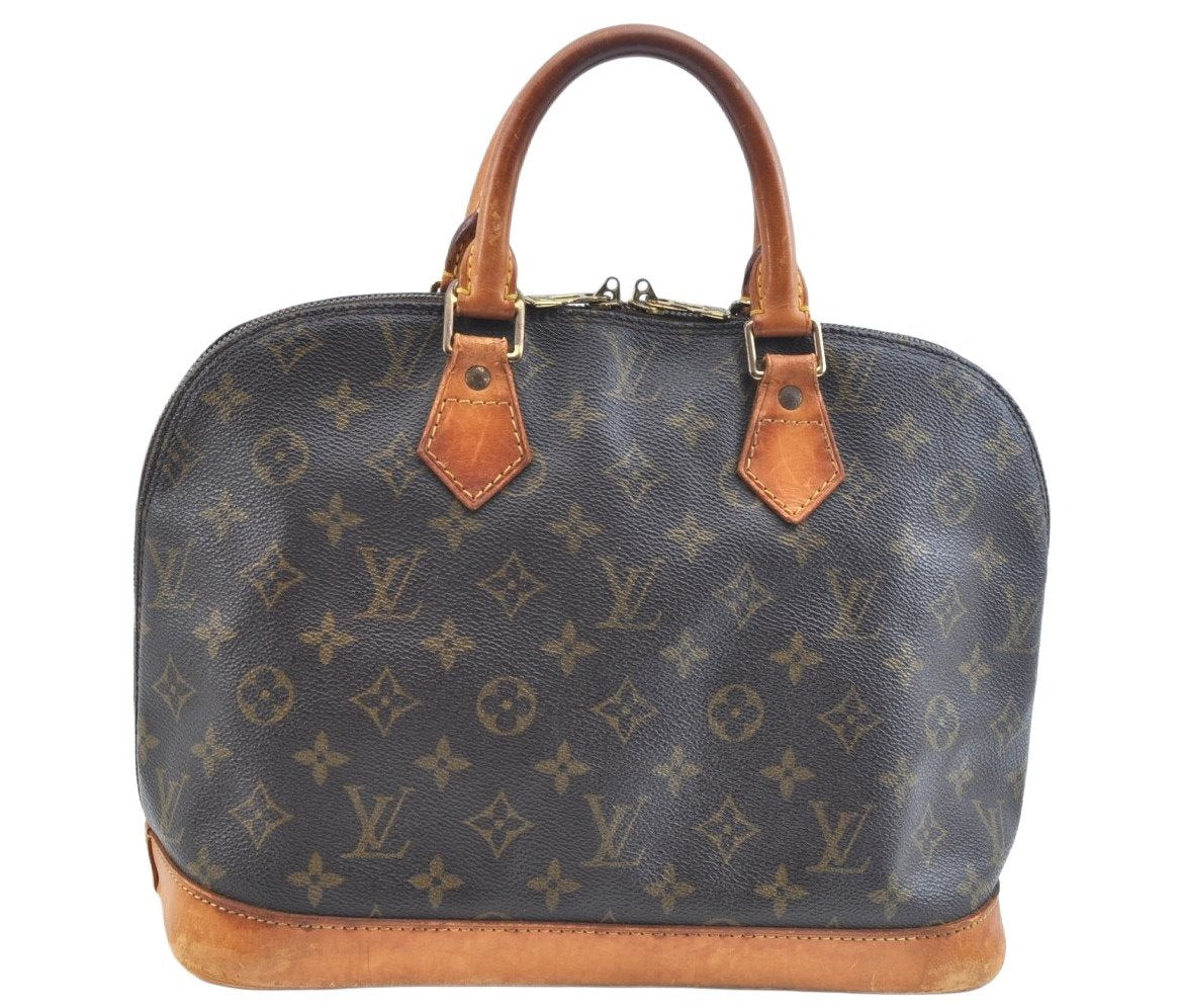 Authentic Louis Vuitton Monogram Alma Hand Bag Purse M51130 LV K9783