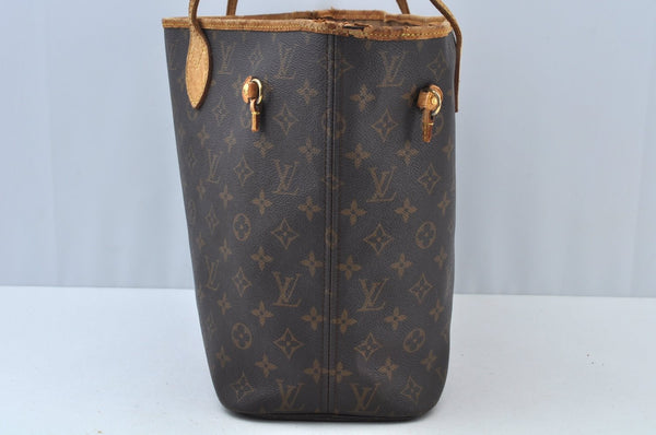 Authentic Louis Vuitton Monogram Neverfull MM Shoulder Tote Bag M40156 LV K9785