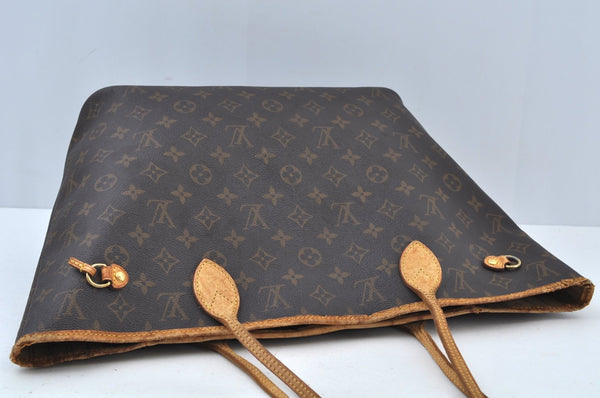 Authentic Louis Vuitton Monogram Neverfull MM Shoulder Tote Bag M40156 LV K9785