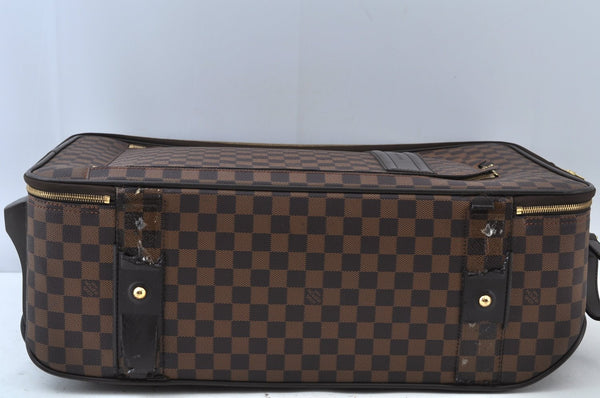 Authentic Louis Vuitton Damier Pegase 55 Travel Carry Bag N23294 LV Junk K9786