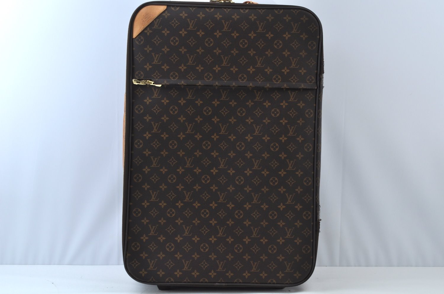 Authentic Louis Vuitton Monogram Pegase 65 Travel Suitcase M23295 LV Junk K9788