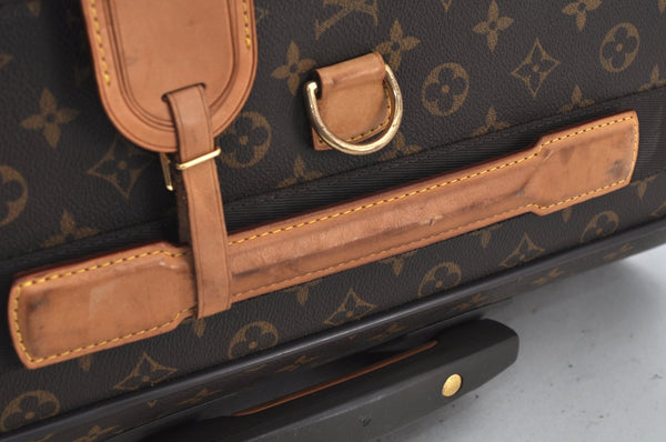Authentic Louis Vuitton Monogram Pegase 65 Travel Suitcase M23295 LV Junk K9788