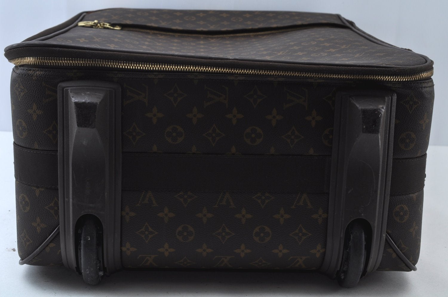 Authentic Louis Vuitton Monogram Pegase 65 Travel Suitcase M23295 LV Junk K9788