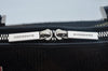 Authentic BURBERRY Vintage Wool Leather Shoulder Hand Bag Purse Black K9789