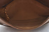 Authentic GUCCI Web Sherry Line Clutch Hand Bag Purse GG Leather Brown K9798