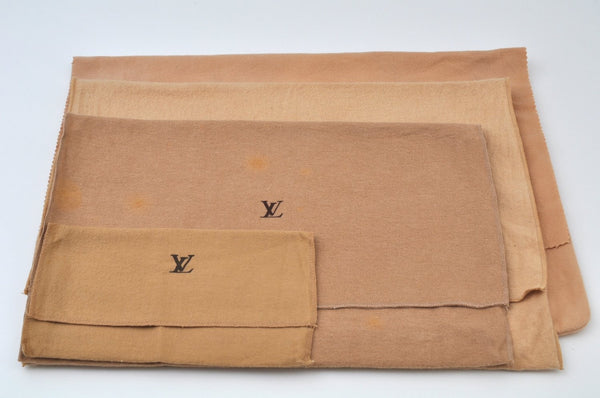 Authentic Louis Vuitton Dust Bag 10 Set Cotton Beige 17.7x13.8x0.2 LV K9801