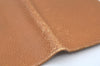 Authentic HERMES Dogon GM Leather Long Wallet Purse Brown K9806