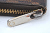 Authentic Louis Vuitton Damier Zippy Long Wallet Purse N60015 LV Junk K9808