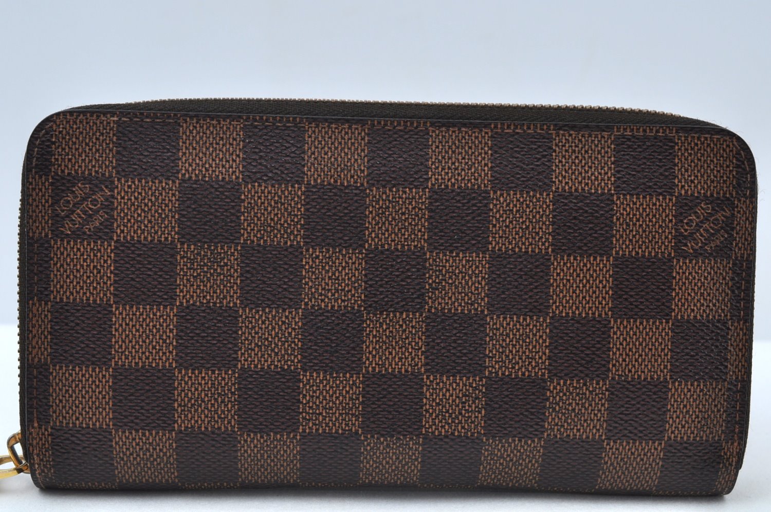 Authentic Louis Vuitton Damier Zippy Long Wallet Purse N60015 LV K9809