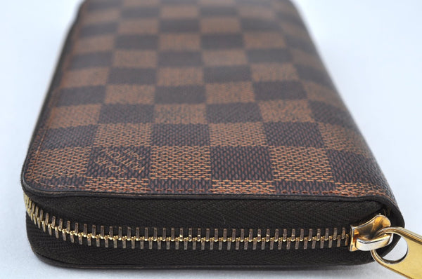 Authentic Louis Vuitton Damier Zippy Long Wallet Purse N60015 LV K9809