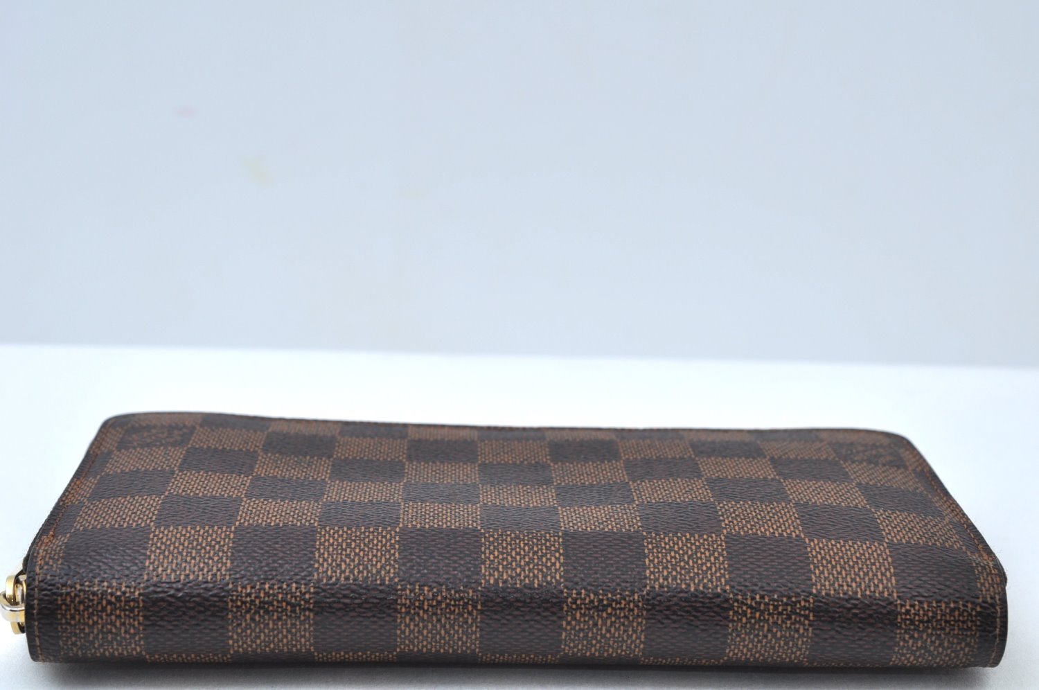 Authentic Louis Vuitton Damier Zippy Long Wallet Purse N60015 LV K9809