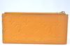 Auth Louis Vuitton Monogram Empreinte Portefeuille Curieuse Wallet Yellow K9811