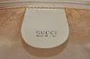 Authentic GUCCI Vintage Shoulder Bag Purse Leather White Junk K9815