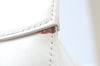 Authentic GUCCI Vintage Shoulder Bag Purse Leather White Junk K9815