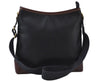 Authentic BALLY Vintage Leather Shoulder Cross Body Bag Black K9819