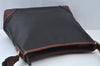 Authentic BALLY Vintage Leather Shoulder Cross Body Bag Black K9819