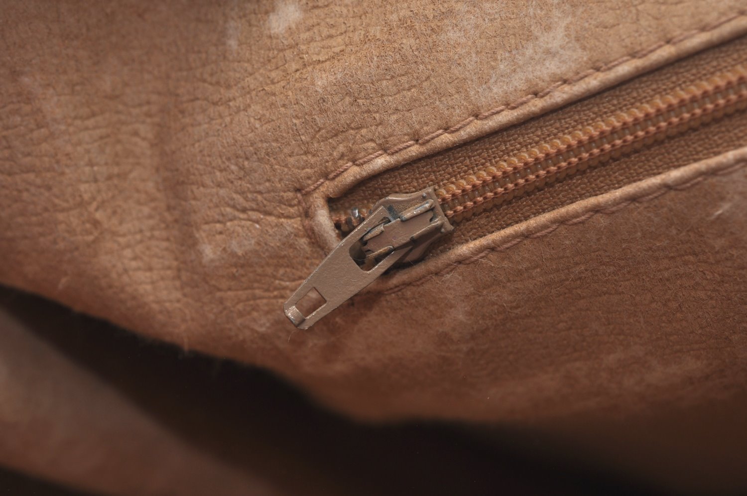 Authentic GUCCI Web Sherry Line Hand Bag GG PVC Leather Brown K9824