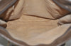 Authentic GUCCI Web Sherry Line Hand Bag GG PVC Leather Brown K9824