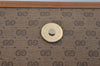 Authentic GUCCI Micro GG PVC Leather Shoulder Cross Body Bag Brown K9826