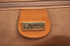 Authentic GUCCI Micro GG PVC Leather Shoulder Cross Body Bag Brown K9826