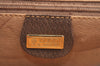 Authentic GUCCI Shoulder Cross Body Bag GG PVC Leather Brown K9827