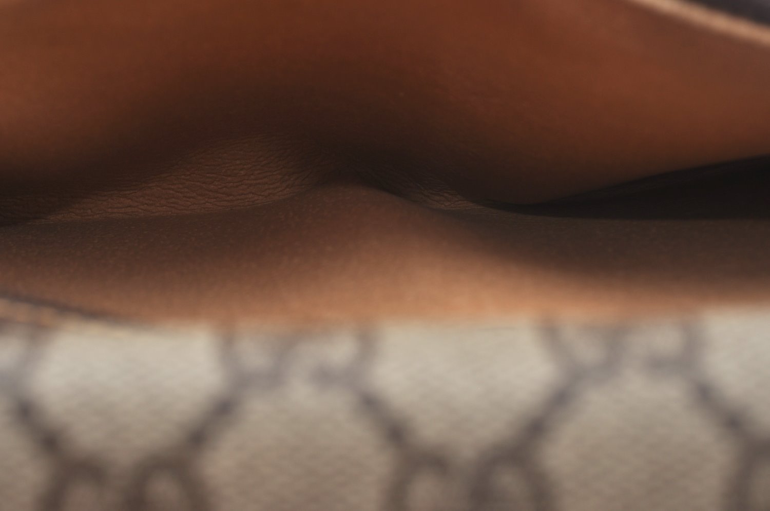 Authentic GUCCI Shoulder Cross Body Bag GG PVC Leather Brown K9827