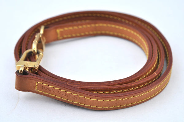 Authentic Louis Vuitton Leather Shoulder Strap Beige 47.2" LV K9829