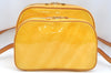 Authentic Louis Vuitton Vernis Murray Backpack Yellow M91040 LV K9833