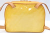 Authentic Louis Vuitton Vernis Murray Backpack Yellow M91040 LV K9833