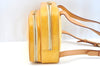 Authentic Louis Vuitton Vernis Murray Backpack Yellow M91040 LV K9833