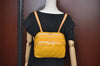 Authentic Louis Vuitton Vernis Murray Backpack Yellow M91040 LV K9833