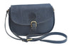 Auth Christian Dior Trotter Shoulder Cross Body Bag PVC Leather Navy Blue K9840