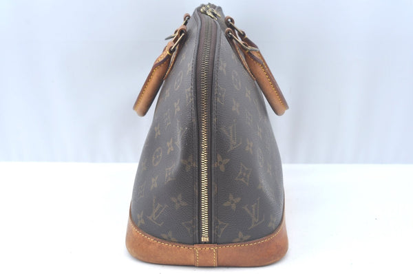 Authentic Louis Vuitton Monogram Alma Hand Bag Purse M51130 LV K9844