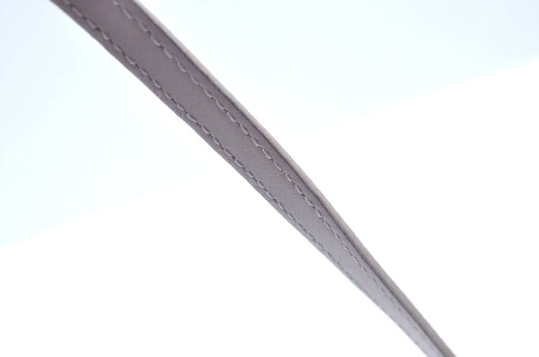 Authentic GUCCI Hand Bag Pouch Purse GG Canvas 07198 Leather Light Purple K9845