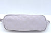 Authentic GUCCI Hand Bag Pouch Purse GG Canvas 07198 Leather Light Purple K9845