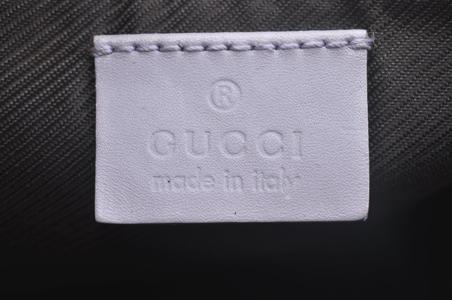 Authentic GUCCI Hand Bag Pouch Purse GG Canvas 07198 Leather Light Purple K9845