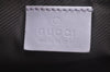 Authentic GUCCI Hand Bag Pouch Purse GG Canvas 07198 Leather Light Purple K9845