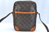 Authentic Louis Vuitton Monogram Danube MM Shoulder Cross Bag M45264 LV K9846