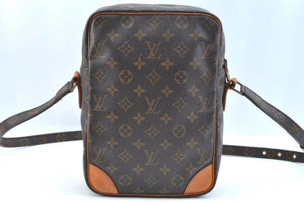 Authentic Louis Vuitton Monogram Danube MM Shoulder Cross Bag M45264 LV K9846