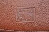 Authentic Burberrys Vintage Leather Shoulder Cross Body Bag Purse Brown K9851