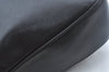 Authentic GUCCI Bamboo Shoulder Bag Leather Black Junk K9856
