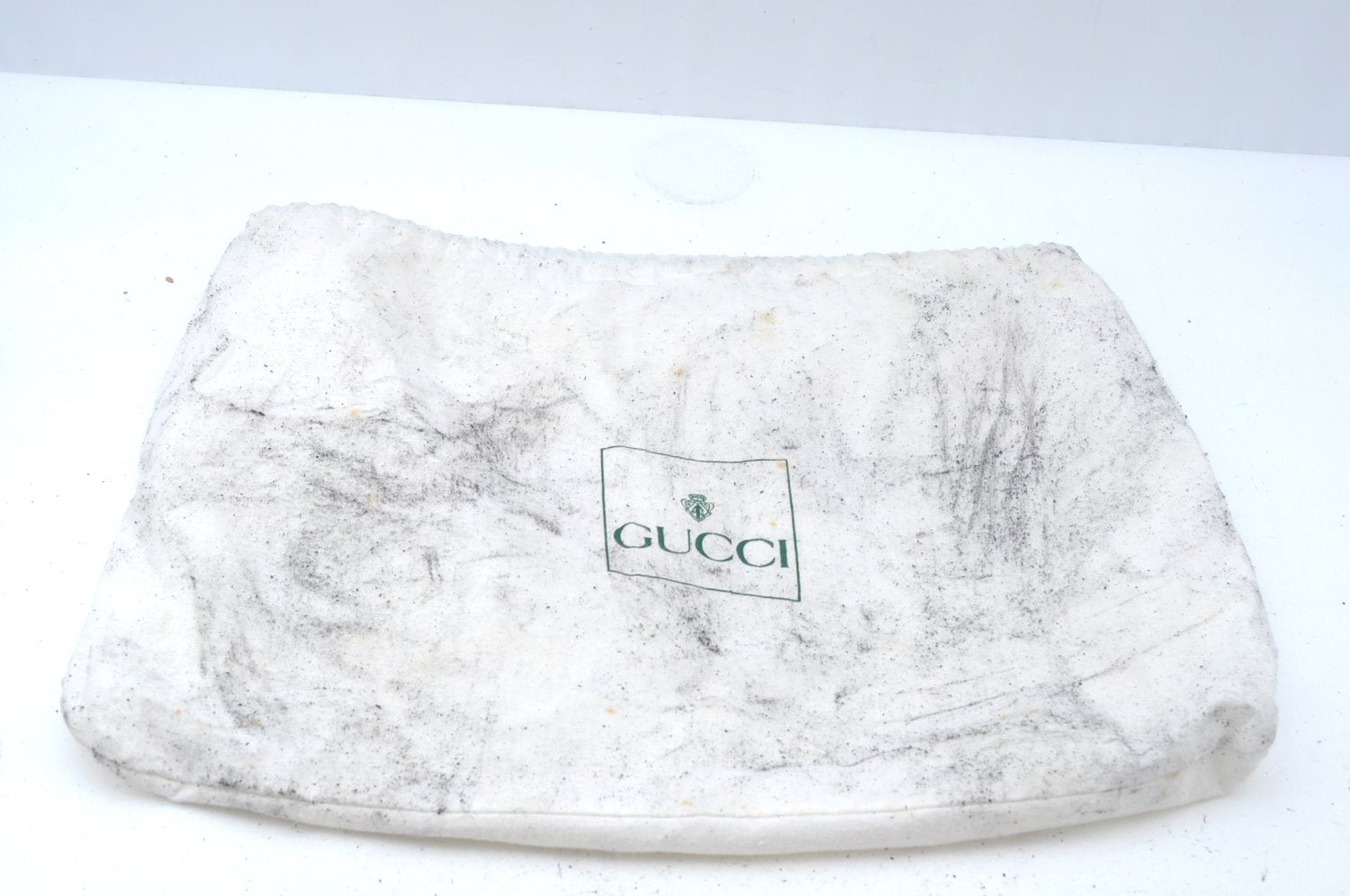 Authentic GUCCI Bamboo Shoulder Bag Leather Black Junk K9856