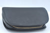 Authentic Louis Vuitton Epi Dauphine MM Pouch Clutch Bag Black M48452 LV K9870
