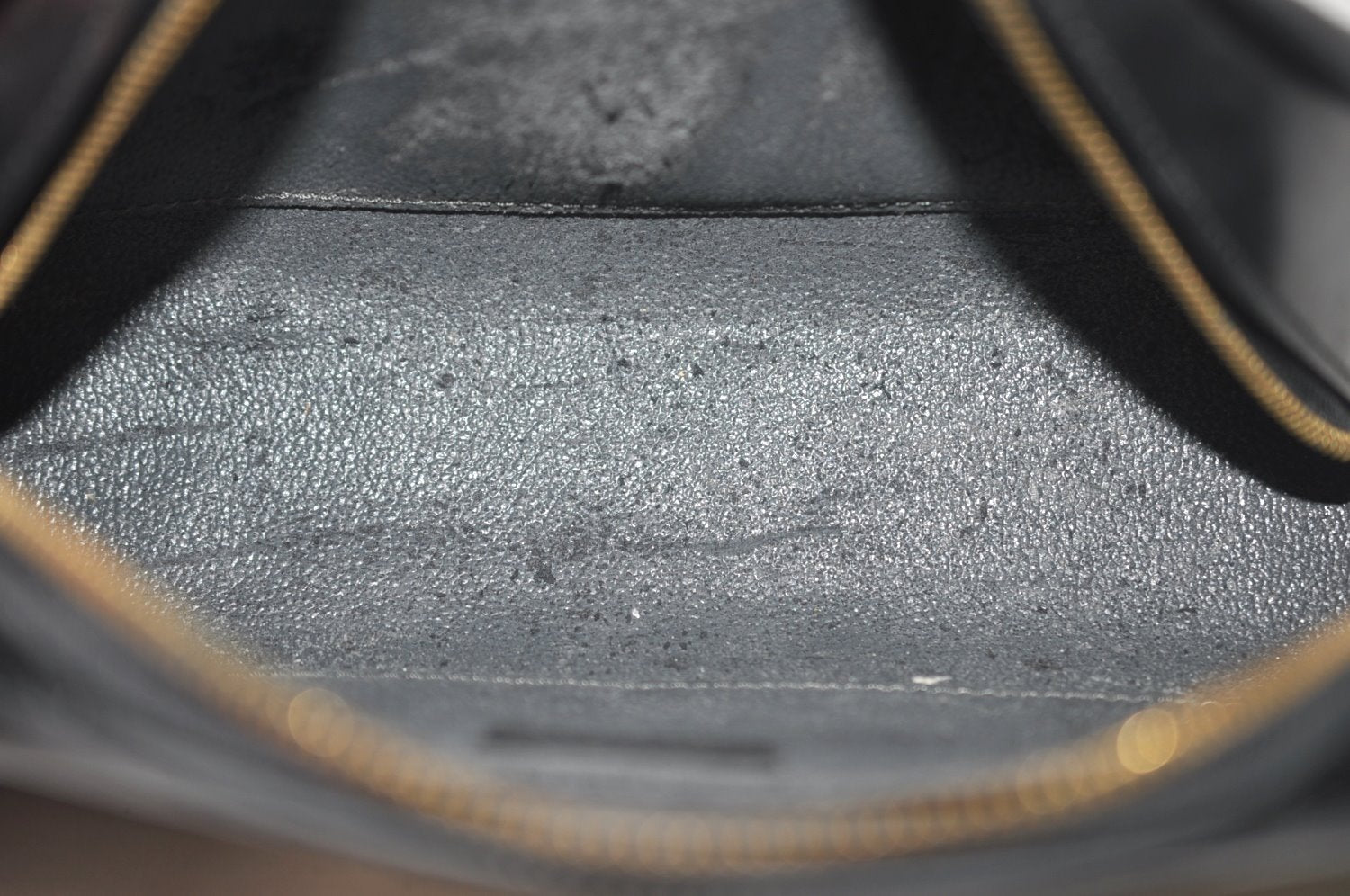 Authentic Louis Vuitton Epi Dauphine MM Pouch Clutch Bag Black M48452 LV K9870