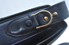 Authentic CELINE Horse Carriage Shoulder Cross Body Bag Leather Navy Blue K9871