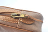 Authentic Christian Dior Trotter Pouch Purse PVC Leather Beige K9876